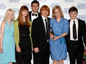 Hlavní hvzdy Harryho Pottera pospolu v roce 2007.