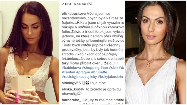 Eliška Bučková se ztrapnila příspěvkem na sociální síti.