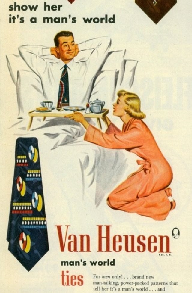 Ukate j, e svt pat mum! Firma na kravaty Van Heusen byla asi...