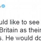 Mylenku Farage jako velvyslance Trump podpoil na Twitteru.