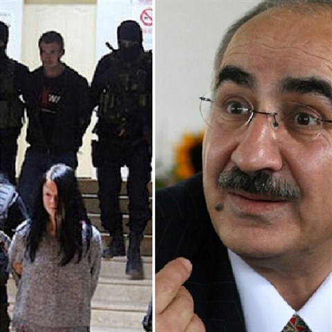 Kurdský lékař Yekta Uzunoglu sleduje případ zatčených Markéty Všelichové a...