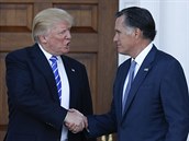 Kdy si bhem Trumpovy nadávali, málokdo by hádal, e si Trump s Romneym kdy...