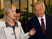 Ne Karimov zemel, stail se sejít s Hillary Clintonovou.
