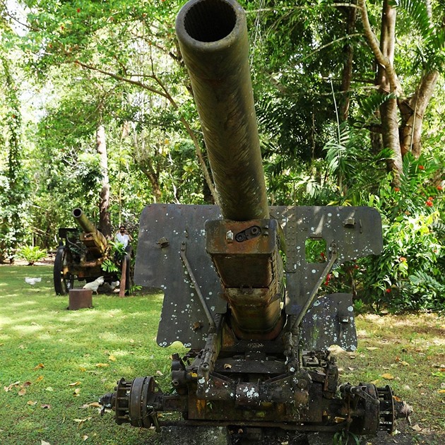 Protileteck dla na nechvaln proslulm ostrov Guadalcanal, o kter se vedla...