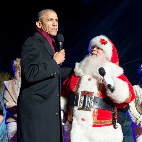 Poslední Vánoce Obamových v Bílém domě.