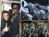 Pád letadla s brazislkými fotbalisty zpsobil nedostatek paliva. Pilot nestihl...