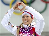 Na olympiádě v Soči získala jestě jako Gabriela Soukalová dvě medaile.