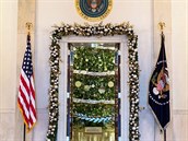 Poslední Vánoce Obamových v Bílém dom.