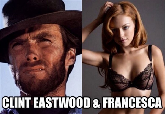 Drsk ze star koly Clint Eastwood zplodil slinou Francescu, kter je dnes...