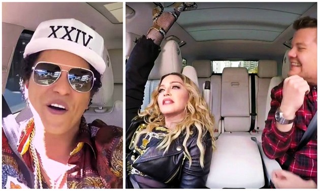 Bruno Mars a Madonna byli dalšími hosty Carpool Karaoke Jamese Cordena