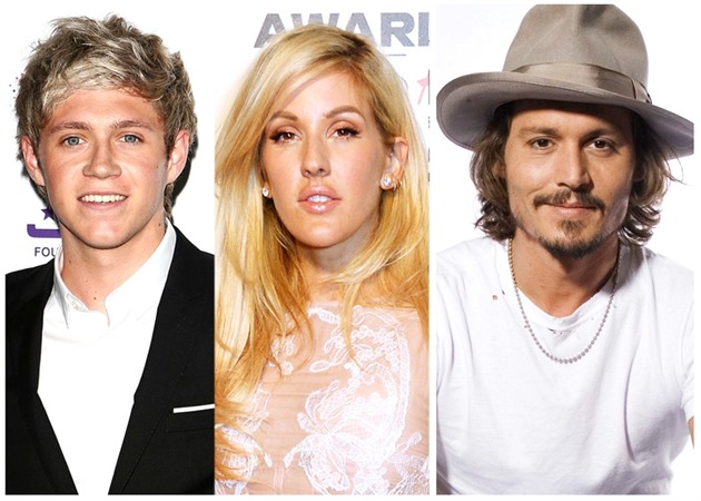 Niall Horan / Ellie Goulding / Johnny Depp