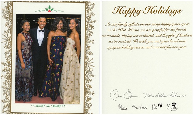 Barack Obama pojal Vánoce s humorem a s Bílým domem se rozloučil stylově.