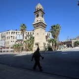 Historické cenrtum Aleppa je na seznamu UNESCO. Tento snímek je z místa poblíž...