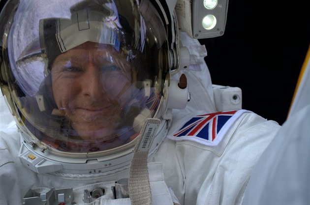 Mimozemskou selfie na zatku roku podil britsk kosmonaut Tim Peake.
