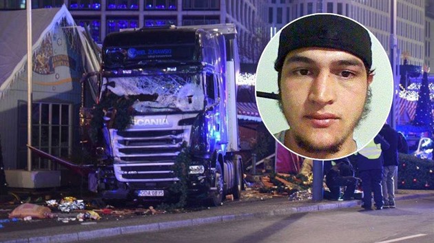 Pachatel teroristického útoku v Berlín byl dopaden. tyiadvacetiletého Tunisana Anise Amriho zastelili policisté bhem stetu v italském Milán.