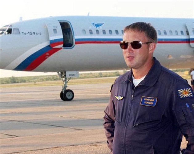 Roman Volkov, pilot ruského letadla Tu-154, které spadlo do moře po...