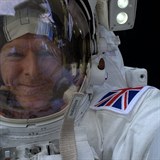 Mimozemskou selfie na zatku roku podil britsk kosmonaut Tim Peake.