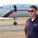 Roman Volkov, pilot ruského letadla Tu-154, které spadlo do moře po...