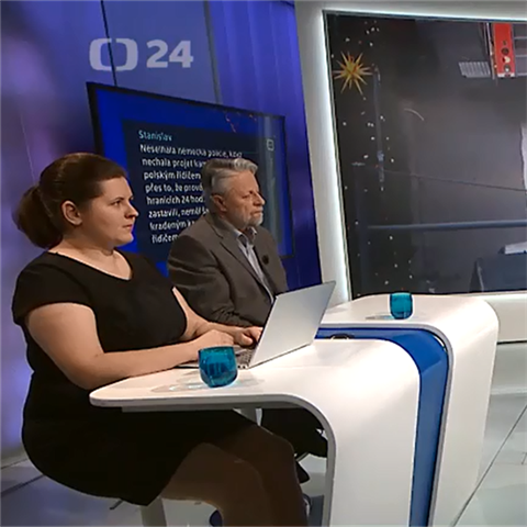 Frantiek Bublan v mimodnm zpravodajstv.