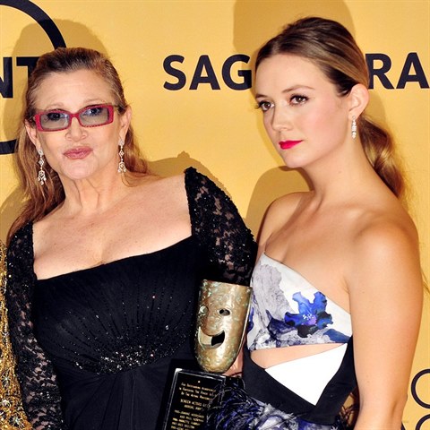 Carrie s dcerou Billie v lednu 2015.