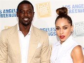 Lance Gross se svou manelkou Rebeccou.