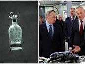 Putin v továrn na elixír mládí.