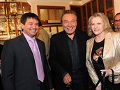 S Karlem Gottem a Evou Pilarovou v roce 2011.