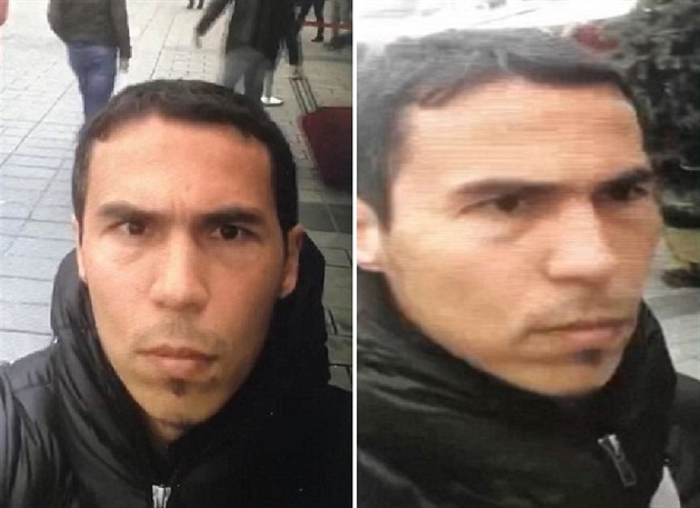 Turecká policie zveřejnila fotky teroristy, který na Silvestra zastřelil v...