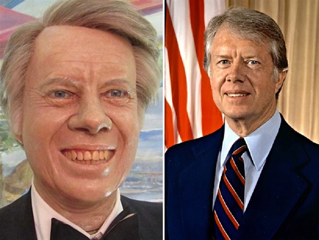 Prezident Jimmy Carter a jeho zl psychopatick dvoje s plnem zavradit co...