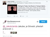 Romancovová se evident velmi pátelí s analytikem Jakubem Jandou.