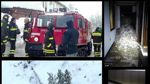 Kolá� - lavina v Itálii