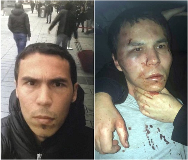 Nalevo: Maapirov si fotil selfie ped silvestrovksým útokem. Napravo: Mu po...