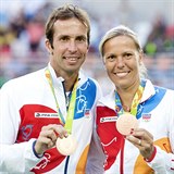 Na olympid v Rio de Janeiru zskal Radek tpnek spolen s Luci Hradeckou...