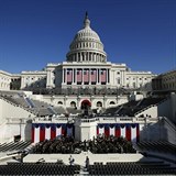 Inaugurace se odehraje ped budovou Kapitolu.