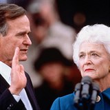 Americk exprezident George Bush star spolu s manelkou Barbarou nedoraz na...