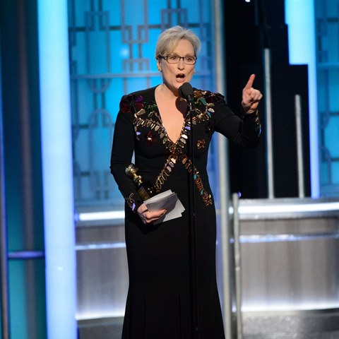 Meryl Streep stl odvn vrok Trumpovu pze.