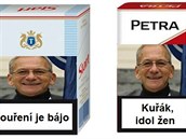 Takto by za Kuberovy vlády vypadaly cigaretové krabiky - pry s dsivými...