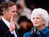 Americký exprezident George Bush starí spolu s manelkou Barbarou nedorazí na...