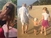 Olga a Jií Menzelovi vyrazili se svými dcerkami na dovolenou do Indie.