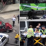V australském Melbourne vjel šílený řidič autem do davu lidí na autobusové...
