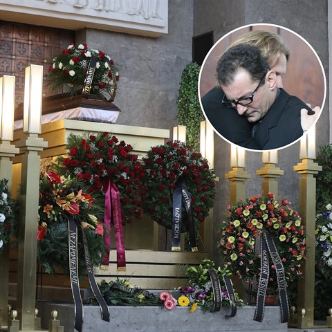 Pohřeb Michala Pavlaty.