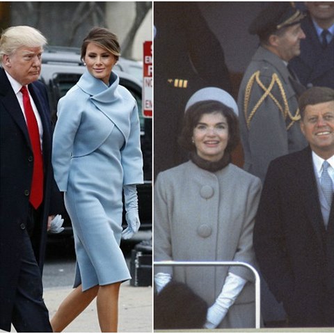 Melania Trump se inspirovala inauguranm ksotmkem Jackie Kennedyov.