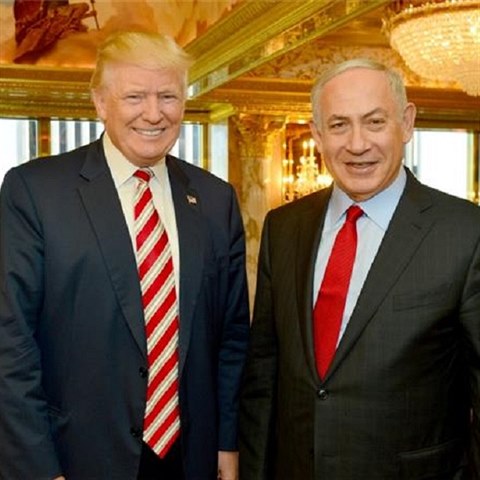 Trump slbil zlepen vztah Ameriky a Izraele. S izraelskm premirem...