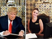 Nkdo objevil, e Trump na fotku pózoval v recepci hotelu. e by zrovna tam...