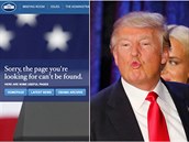 Pac a pusu! Nkterá témata podle Trumpa na webovkách Bílého domu nemají co...