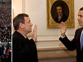 Inaugurace Baracka Obamy byla nejsledovanjí v historii. Kvli peekm ale...