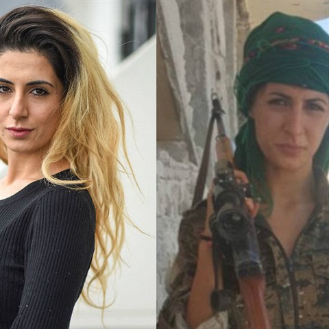 Joanna Palaniová je dánská studentka, která hájí barvy Kurdů a bojuje proti...