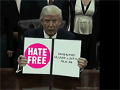 Donald posílá kluky z HateFree na pracák.