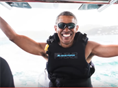 Barack Obama si uívá klidu a pohody.