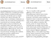Celý píspvek o novém útu na Instagramu Veroniky Kopivové tte zde.